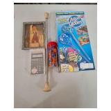 Vintage metal majorette twirling baton & more