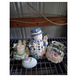 Christmas candle holders