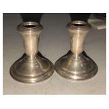FMC Weighted Sterling Silver Candlestick Holders