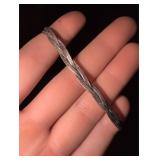 925 Silver Italy Braided Bracelet