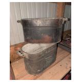 Antique Wash Boiler Laundry Tubs