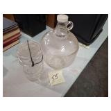 Vintage jug and ball jar