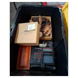 Container of vintage items