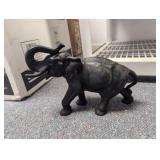 Antique/Vintage cast iron elephant doorstop
