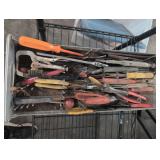 Vintage pliers, cutters, screwdrivers, etc