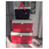 3 Igloo Coolers