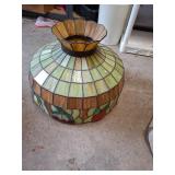 Tiffany-style stained glass fruit pendant shade