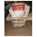 Opportunity lot, vintage toys, hose cart