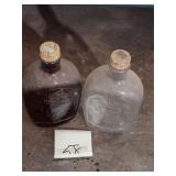 Vintage Log Cabin Bicentennial bottles,
