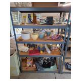 Shelf with contents