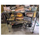 Contents of shelf, tools