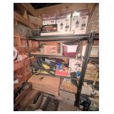 Utility shelf with contents