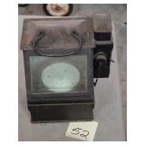 World War II-era U.S. Navy boat compass lantern,
