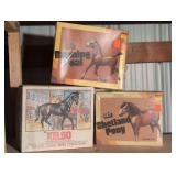 Vintage breyer horses, some shrink wrapped still