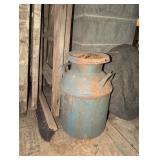 Antique milk can