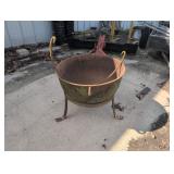 Large Cast Iron Cauldron