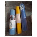 3 rolls non-slip liner, exercise mat, Pilates mat.