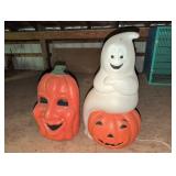 Halloween blow molds, ~3' tall