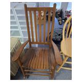 Vintage wooden rocker