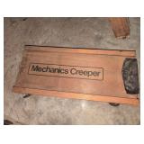Vintage Wooden Mechanics Creeper