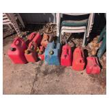 Assorted Gas Cans