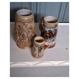 Vintage steins