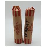 2 Rolls1940's-50's Wheat Pennies Wheatbacks Coins