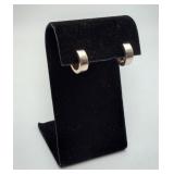 Solid Sterling Silver Hoop Earrings