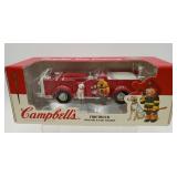 ERTL Fire Truck w/ Kid & Dog Campbell's Soup MIB