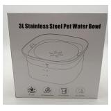 New Stainless Steel 3 Liter Pet Water Bowl