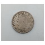 1912-S V Nickel US 5 Cent Coin