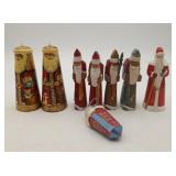 Russian Folk Art Santa Claus Figures