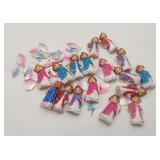 Russian Angel Christmas Ornaments Wood Painted