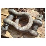 2 Heavy Clevis Galvanized Shakles
