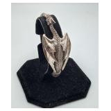 Sterling Silver Dragon Bracelet Bangle 23