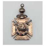 10K Gold Rare Knights Templar Freemason 10.2 grams