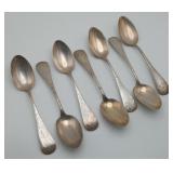 Sterling Silver Spoons 169 grams