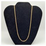 14KT Yellow Gold Rope Chain 7.2 grams