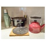 Le Creuset Tea Kettle Rival Crock Pot Kitchen Appl