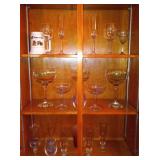 Group Stemware Glass Fluted Wine Glasses