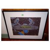 U.S.S Enterprise NCC-1701 Star Trek Art