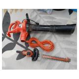 Black & Decker Blower & Hedge Trimmer Corded Tools