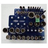 Group Sockets 1/2' 3/8' 1/4' SAE