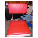 Red White Stadium Bleacher Seat END ZONE