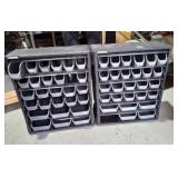 2 Husky Parts Cabinets Sorting Bins PLASTIC