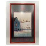 1991 P Buckley Moss SIGNED Kentucky Lithograph