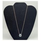 Bomb Party Sapphire Sterling Jewelry Necklace