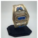 Silver Tone Afghan Baluchi Tribal Bracelet