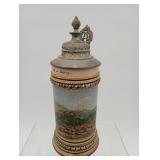 German Porcelain Beer Stein Mug Circa 1900