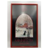 1991 P Buckley Moss Lithograph Minnesota Print